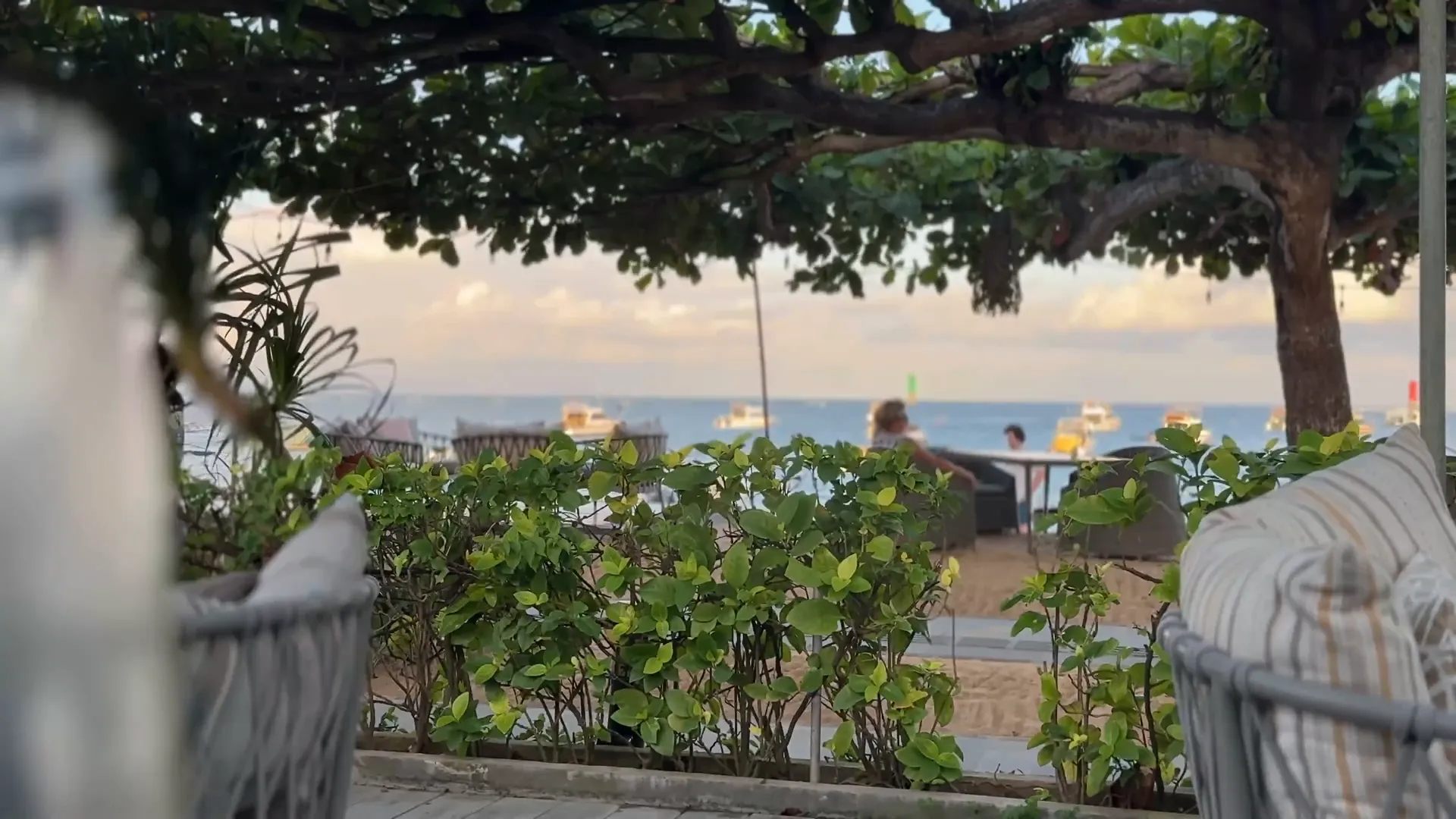 Bradley Charbonneau reflecting in Bali