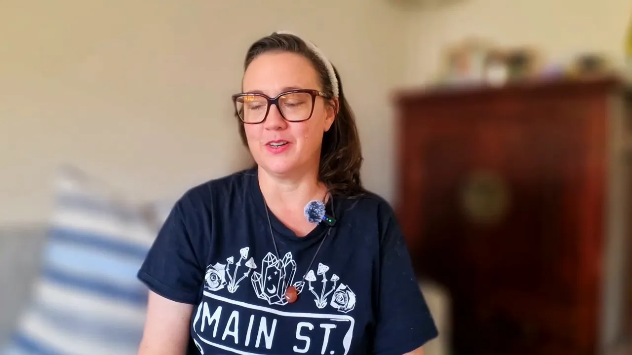 Susan reflecting on prophetic dreams in the series