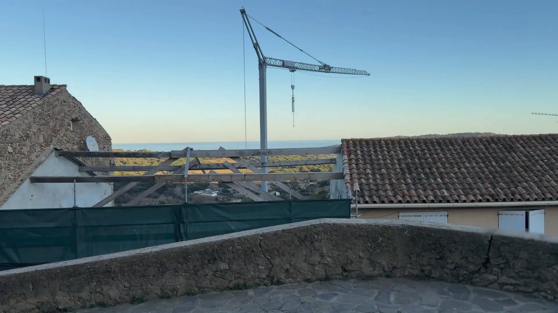 View of Mediterranean near Saint Tropez