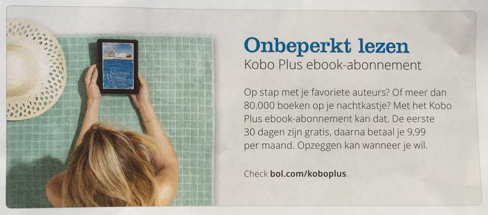 Just like Kindle Unlimited, but for Kobo readers. In The Netherlands.