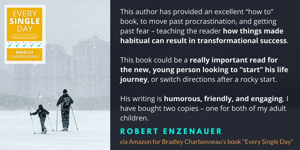 His writing is humorous, friendly, and engaging. I have bought two copies – one for both of my adult children.