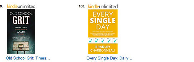 Amazon Best Sellers in Motivational Self-Help — I’m at #100