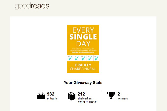 Goodreads Giveaways for Book Promotion