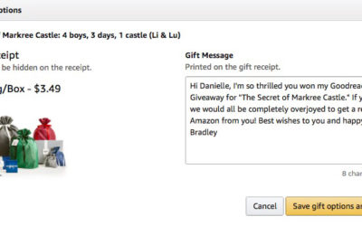 Goodreads Giveaways: if you’re going to do it, you might as well do it right.