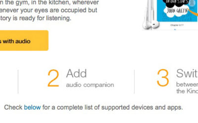 Amazon (Audible) Kindle Whispersync for Voice