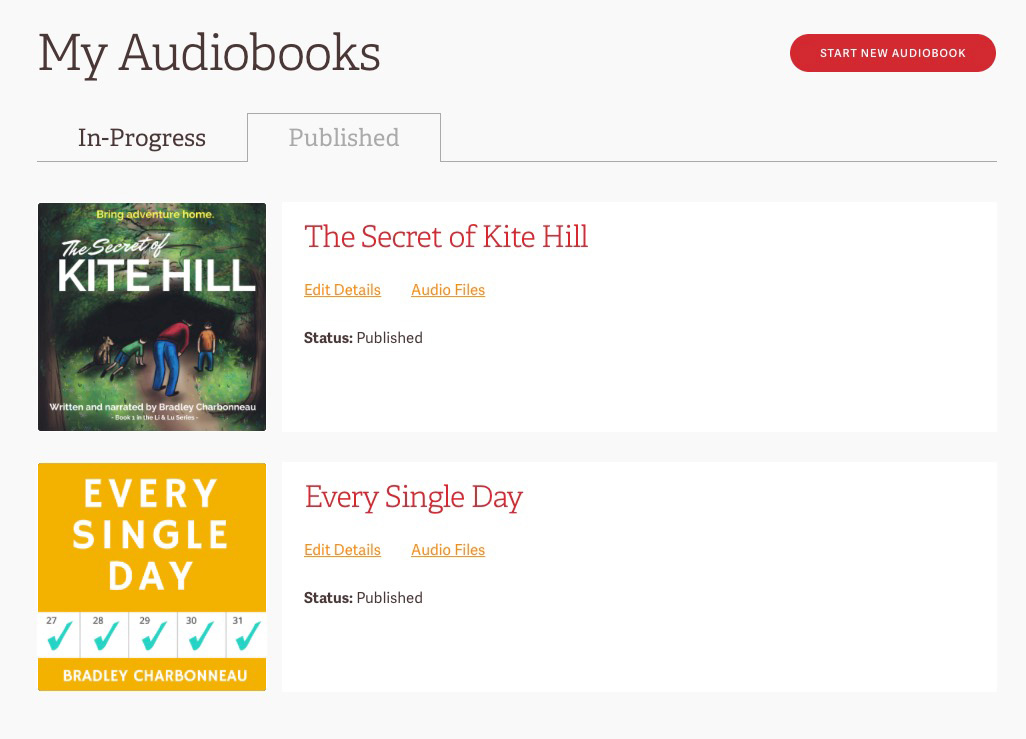 Every Single Day audiobook is underway with Findaway voices!
