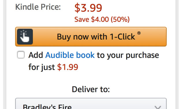 Add Audible book to your purchase for just $1.99