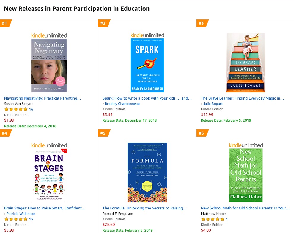 Spark at "#1 New Release in ​​Parent Participation in Education"