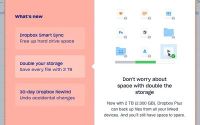 Celebrate the small wins: Dropbox doubled my storage