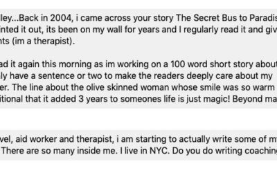 “It’s been on my wall for years and I regularly read it.”