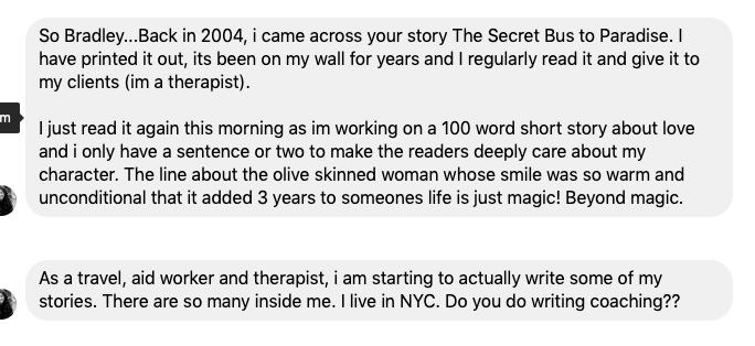 “It’s been on my wall for years and I regularly read it.”