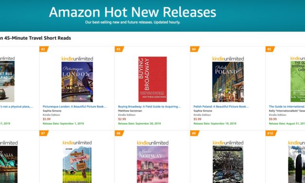 “Secret Bus to Paradise” hits #1 in New Releases in 45-minute Travel Short Reads