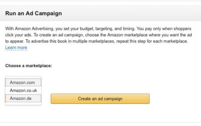 Amazon Advertising now available in UK and Germany