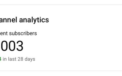 3,000 Subscribers on YouTube !