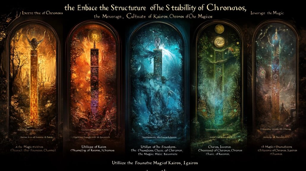 Midjourney: Embrace the Structure of Chronos, Ignite the Magic of Kairos