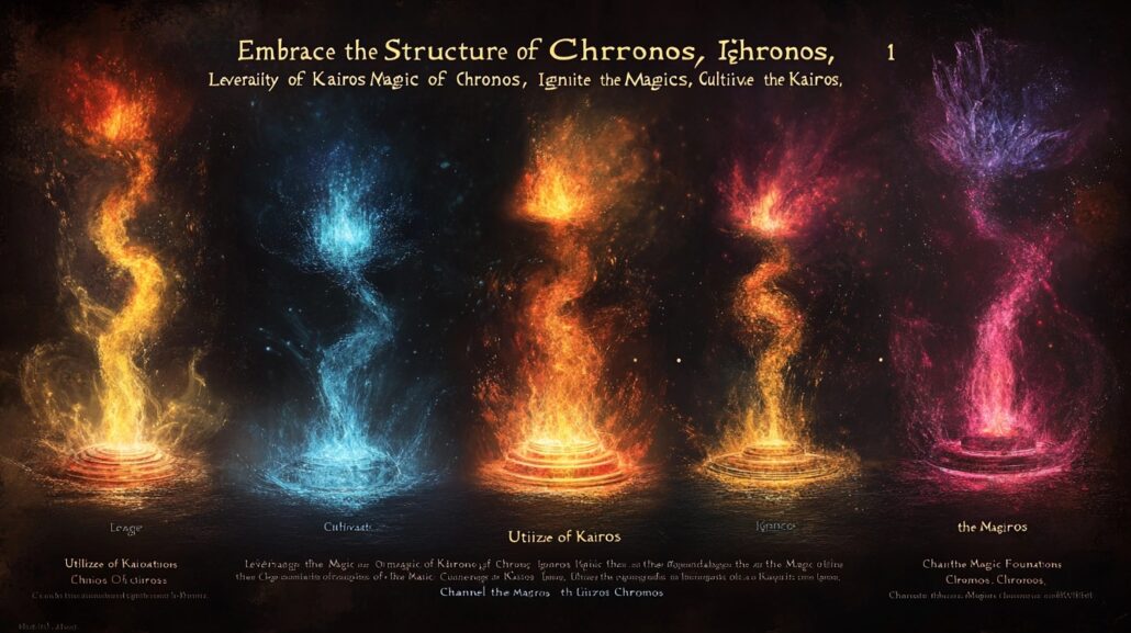 Midjourney: Embrace the Structure of Chronos, Ignite the Magic of Kairos