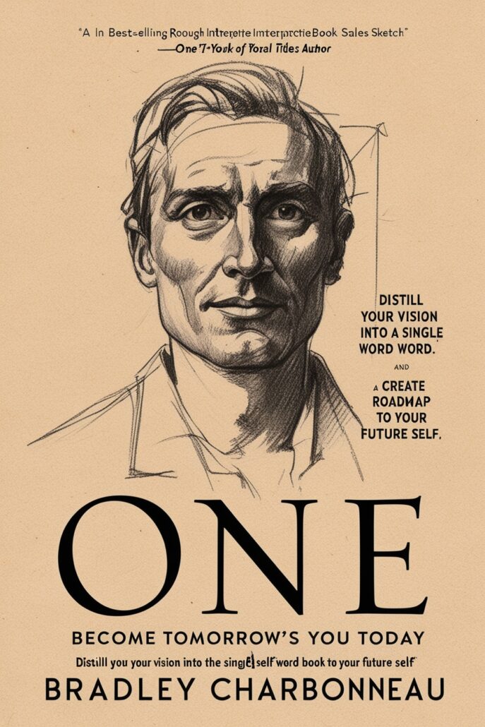 ONE | Book Covers | Leonardo | Preset Style: Sketch (B&W)