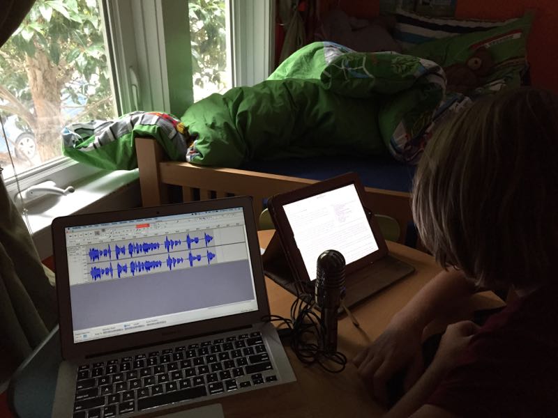 Chapter 9 of “The Secret of Kite Hill” recorded for audiobook release