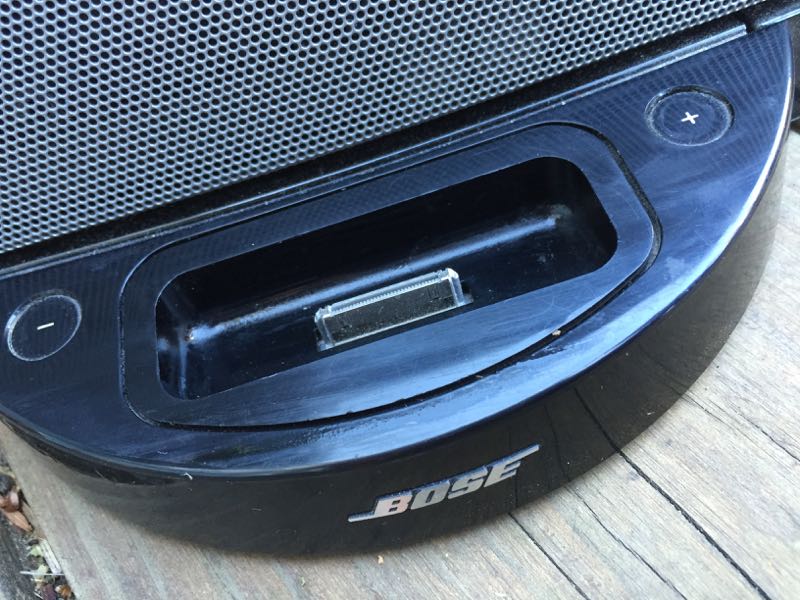The Bose sound system is basically now useless to us. 