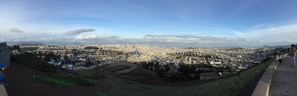 One of the last views together with dad. [Twin Peaks, San Francisco]