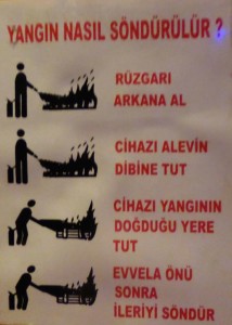 How to put out a fire in Istanbul.
