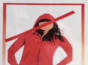 So, specifically, is it no hoodies for women? No hoodies for women with long hair? [Istanbul, Turkey]