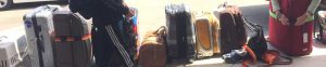 `Suitcases for a year abroad.